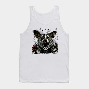 Angry Possum Howling Tank Top